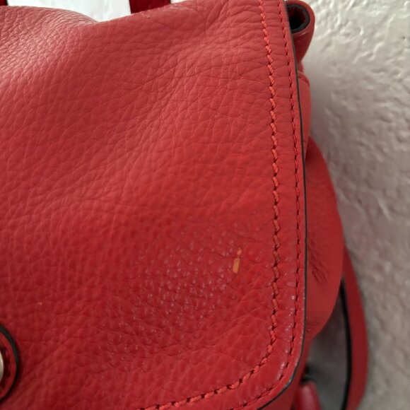 Coach Leather Crossbody Bag – Red – Style No. D1373-F24385 - Picture 3 of 4